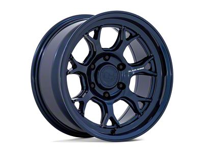 Black Rhino Etosha Gloss Midnight Blue 6-Lug Wheel; 17x8.5; -10mm Offset (07-13 Silverado 1500)