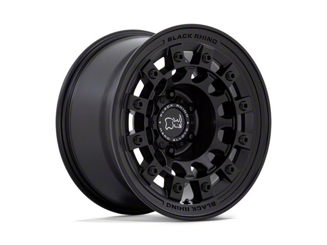 Black Rhino Fuji Matte Black 6-Lug Wheel; 17x8; 20mm Offset (07-13 Silverado 1500)