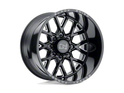 Black Rhino Grimlock Gloss Black Milled 6-Lug Wheel; 20x9.5; -18mm Offset (07-13 Silverado 1500)