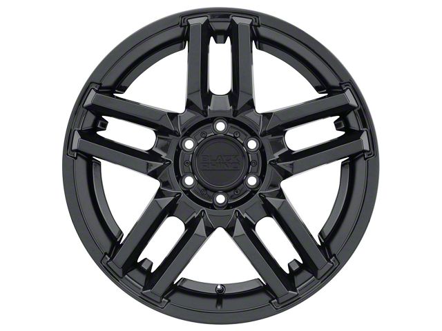 Black Rhino Mesa Gloss Black 6-Lug Wheel; 17x8.5; -18mm Offset (07-13 Silverado 1500)