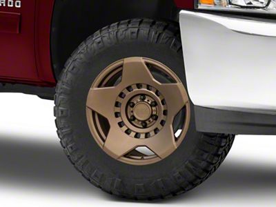 Black Rhino Muzzle Matte Bronze 6-Lug Wheel; 17x9; 0mm Offset (07-13 Silverado 1500)