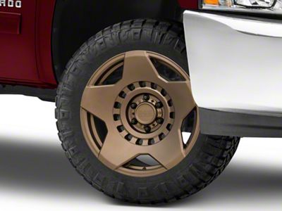 Black Rhino Muzzle Matte Bronze 6-Lug Wheel; 20x9; -18mm Offset (07-13 Silverado 1500)