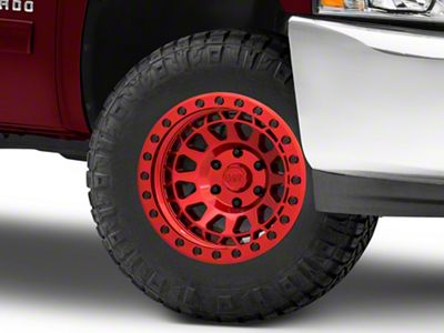 Black Rhino Primm Candy Red with Black Bolts 6-Lug Wheel; 17x9; 0mm Offset (07-13 Silverado 1500)