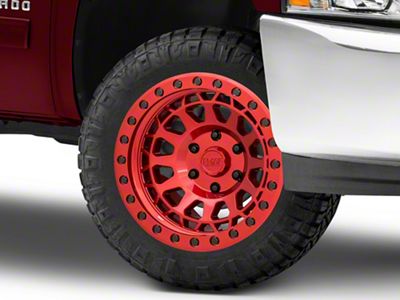 Black Rhino Primm Candy Red with Black Bolts 6-Lug Wheel; 20x9.5; -12mm Offset (07-13 Silverado 1500)