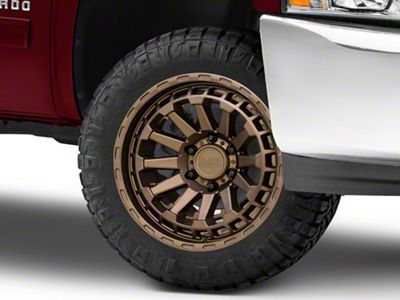 Black Rhino Raid Matte Bronze 6-Lug Wheel; 20x9.5; -18mm Offset (07-13 Silverado 1500)