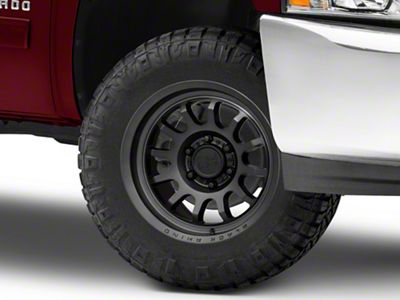 Black Rhino Rapid Matte Brushed Gunmetal 6-Lug Wheel; 18x8.5; 0mm Offset (07-13 Silverado 1500)