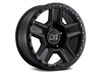 Black Rhino Ravine Matte Black 6-Lug Wheel; 17x8.5; -18mm Offset (07-13 Silverado 1500)