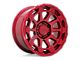 Black Rhino Rotor Candy Red 6-Lug Wheel; 17x8.5; -18mm Offset (07-13 Silverado 1500)