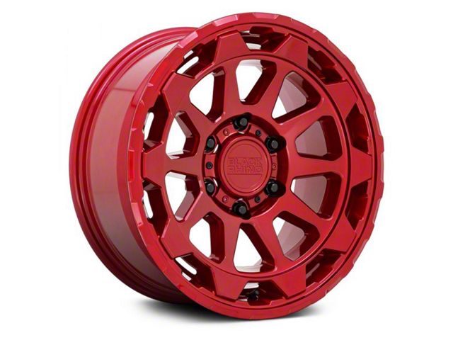 Black Rhino Rotor Candy Red 6-Lug Wheel; 18x9; 12mm Offset (07-13 Silverado 1500)