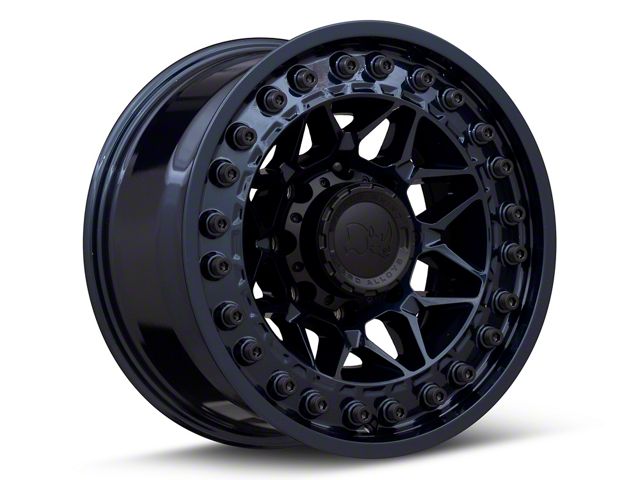 Black Rhino Alpha Midnight Blue 8-Lug Wheel; 20x10; -18mm Offset (11-14 Silverado 3500 HD SRW)