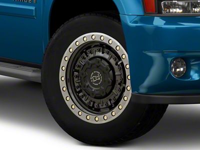 Black Rhino Abrams Gloss Gunblack with Machined Dark Tint 6-Lug Wheel; 20x9.5; 12mm Offset (07-14 Tahoe)