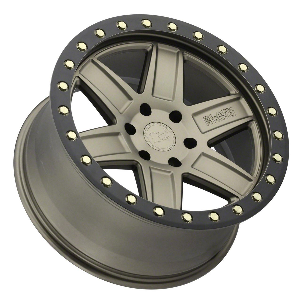 Black Rhino Tahoe Attica Matte Bronze with Brass Bolts 6-Lug