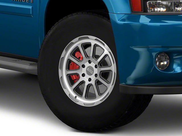 Black Rhino Chase Brushed Gunmetal 6-Lug Wheel; 17x9; 12mm Offset (07-14 Tahoe)