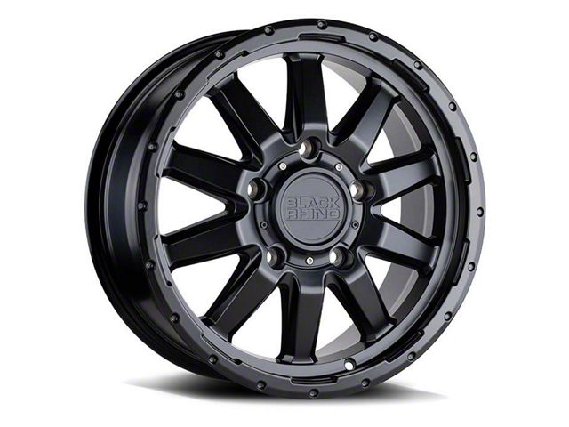 Black Rhino Excursion Matte Black 6-Lug Wheel; 17x7.5; 35mm Offset (07-14 Tahoe)