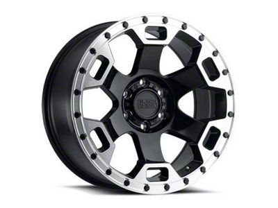 Black Rhino Gauntlet Gloss Black Machined 6-Lug Wheel; 18x9; -18mm Offset (07-14 Tahoe)