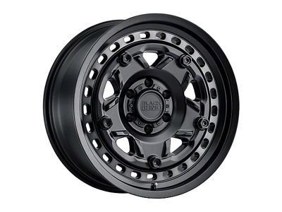 Black Rhino Grange Matte Black with Machined Tint Ring 6-Lug Wheel; 18x9; 12mm Offset (07-14 Tahoe)