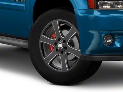 Black Rhino Haka Gloss Black Milled 6-Lug Wheel; 20x8.5; 45mm Offset (07-14 Tahoe)