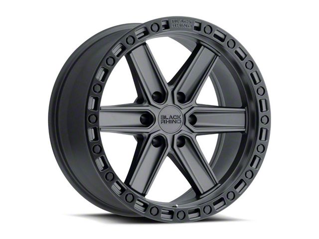 Black Rhino Henderson Gunblack 6-Lug Wheel; 17x9; 12mm Offset (07-14 Tahoe)