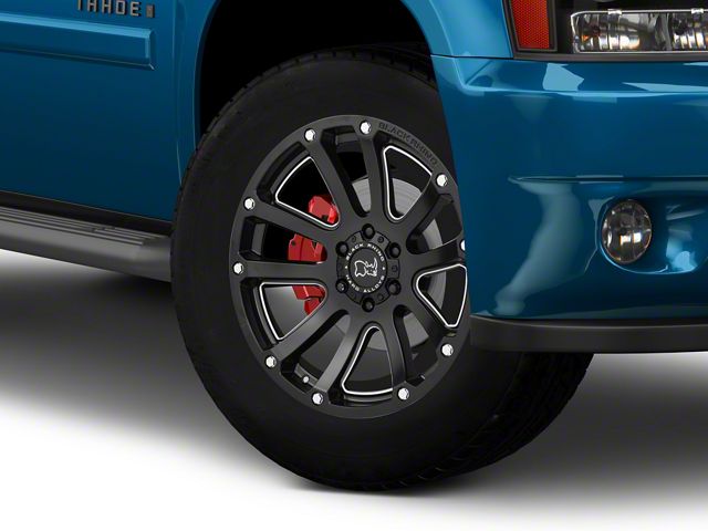 Black Rhino Highland Matte Black 6-Lug Wheel; 20x9.5; 12mm Offset (07-14 Tahoe)