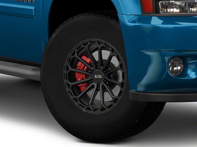 Black Rhino Kaizen Matte Black 6-Lug Wheel; 17x9.5; -12mm Offset (07-14 Tahoe)