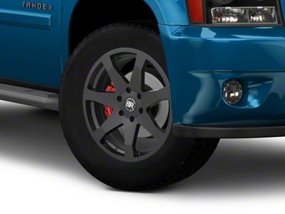 Black Rhino Mozambique Matte Black 6-Lug Wheel; 20x8.5; 45mm Offset (07-14 Tahoe)