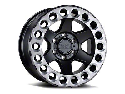 Black Rhino Odessa Matte Black with Machined Tint Lip and Milled Rings 6-Lug Wheel; 18x9.5; -18mm Offset (07-14 Tahoe)
