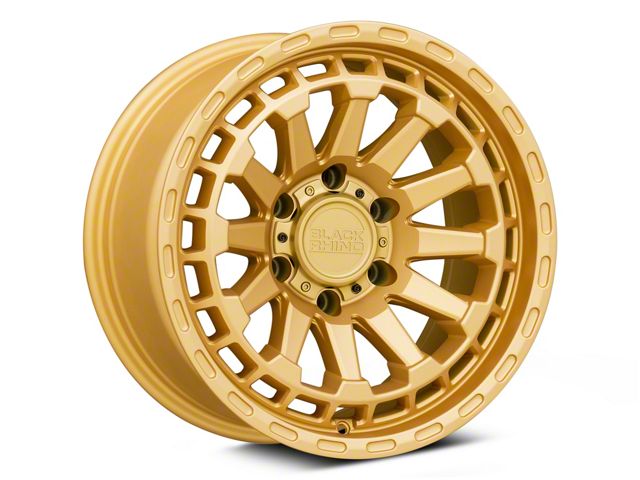 Black Rhino Raid Gold 6-Lug Wheel; 17x8.5; -18mm Offset (07-14 Tahoe)