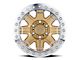 Black Rhino Rift Beadlock Matte Gold with Machined Ring 6-Lug Wheel; 17x8.5; 0mm Offset (07-14 Tahoe)