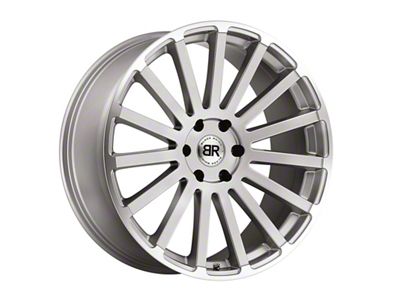 Black Rhino Spear Silver 6-Lug Wheel; 22x9.5; 25mm Offset (07-14 Tahoe)