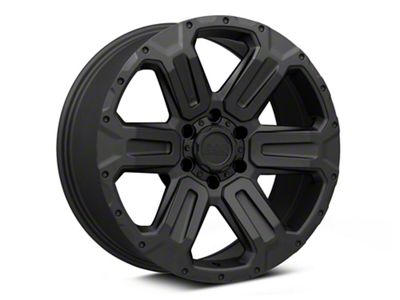 Black Rhino Wanaka Matte Black 6-Lug Wheel; 17x8.5; 12mm Offset (07-14 Tahoe)