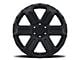 Black Rhino Wanaka Matte Black 6-Lug Wheel; 18x9; 12mm Offset (07-14 Tahoe)