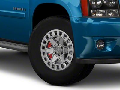 Black Rhino York Matte Gunmetal 6-Lug Wheel; 17x9; -12mm Offset (07-14 Tahoe)