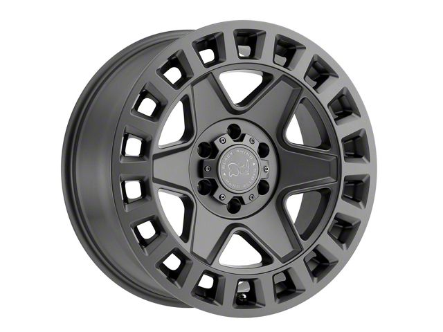 Black Rhino York Matte Gunmetal 6-Lug Wheel; 18x9; 12mm Offset (07-14 Tahoe)