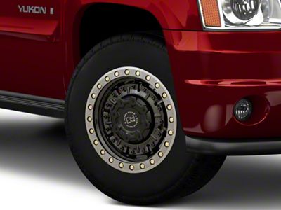 Black Rhino Abrams Gloss Gunblack with Machined Dark Tint 6-Lug Wheel; 18x9.5; -18mm Offset (07-14 Yukon)