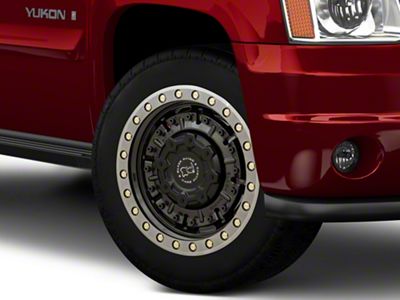 Black Rhino Abrams Gloss Gunblack with Machined Dark Tint 6-Lug Wheel; 20x9.5; 12mm Offset (07-14 Yukon)