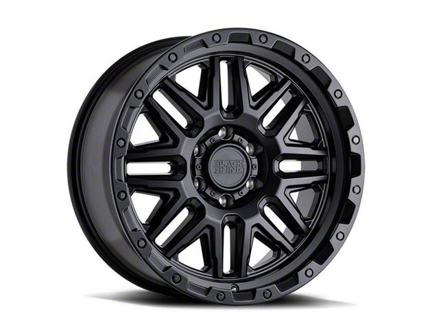 Black Rhino Alamo Matte Black 6-Lug Wheel; 17x9; -18mm Offset (07-14 Yukon)