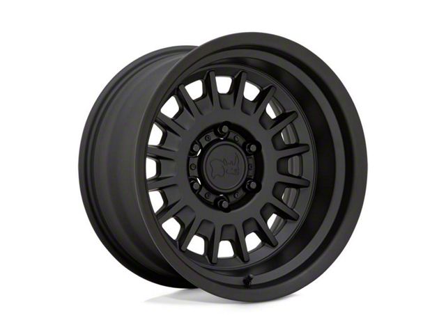 Black Rhino Aliso Matte Black 6-Lug Wheel; 17x8.5; -10mm Offset (07-14 Yukon)