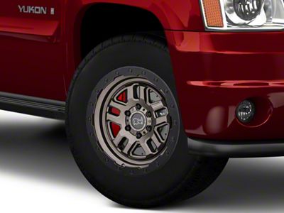 Black Rhino Barstow Matte Bronze with Matte Black Ring 6-Lug Wheel; 18x9.5; 12mm Offset (07-14 Yukon)