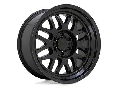 Black Rhino Delta Gloss Black 6-Lug Wheel; 18x9.5; -18mm Offset (07-14 Yukon)