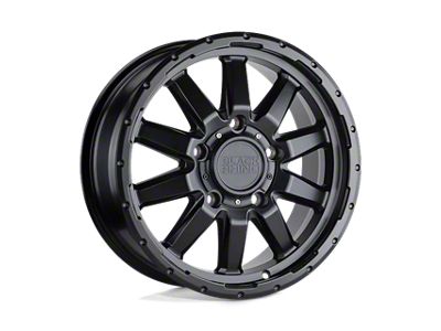 Black Rhino Excursion Matte Black 6-Lug Wheel; 17x7.5; 45mm Offset (07-14 Yukon)