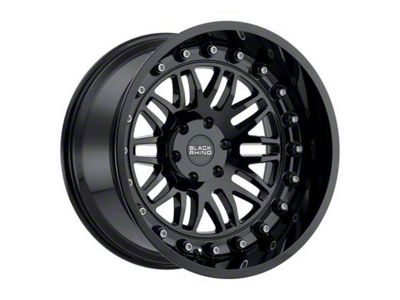 Black Rhino Fury Gloss Black 6-Lug Wheel; 20x11.5; -44mm Offset (07-14 Yukon)