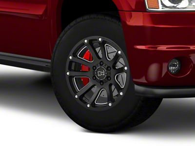 Black Rhino Highland Matte Black 6-Lug Wheel; 18x9.5; -12mm Offset (07-14 Yukon)