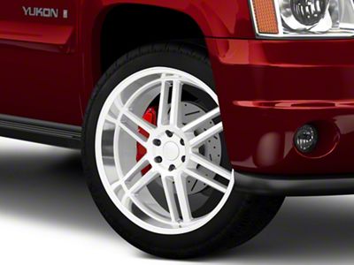 Black Rhino Katavi Silver 6-Lug Wheel; 22x10; 10mm Offset (07-14 Yukon)