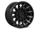 Black Rhino Mission Matte Black with Machined Tinted Spokes 6-Lug Wheel; 17x8.5; 0mm Offset (07-14 Yukon)