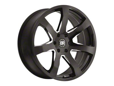 Black Rhino Mozambique Gloss Black Milled 6-Lug Wheel; 18x8.5; 0mm Offset (07-14 Yukon)