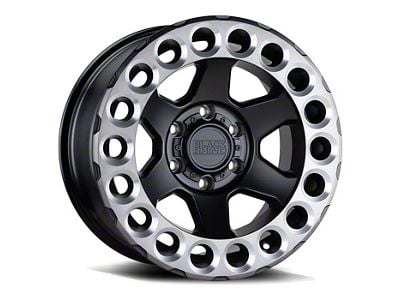 Black Rhino Odessa Matte Black with Machined Tint Lip and Milled Rings 6-Lug Wheel; 18x9.5; -18mm Offset (07-14 Yukon)