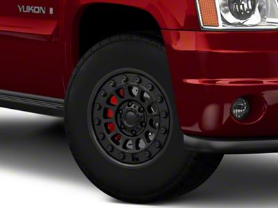 Black Rhino Outback Matte Black 6-Lug Wheel; 17x8; 32mm Offset (07-14 Yukon)