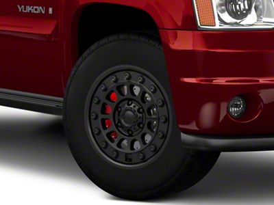 Black Rhino Outback Matte Black 6-Lug Wheel; 18x8; 32mm Offset (07-14 Yukon)