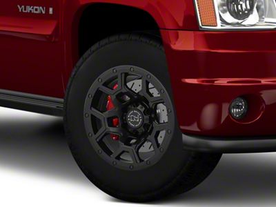 Black Rhino Overland Matte Black 6-Lug Wheel; 18x9.5; -18mm Offset (07-14 Yukon)