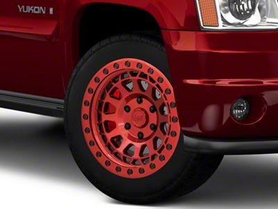 Black Rhino Primm Candy Red with Black Bolts 6-Lug Wheel; 20x9.5; 12mm Offset (07-14 Yukon)